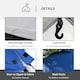 image 5 of Outsunny Compact Camping Tent w/ Vestibule & Mesh Vents for Hiking Green