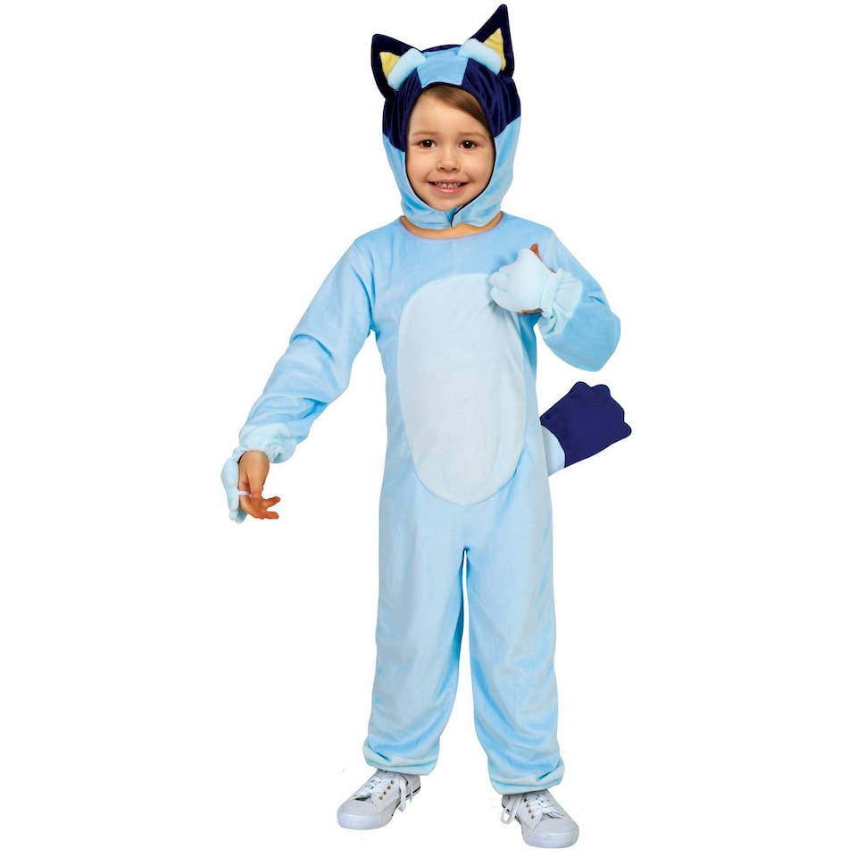 image 1 of Bluey Childrens/Kids Plush Costume - Blue - 2-3 Years Blue | 2-3 years