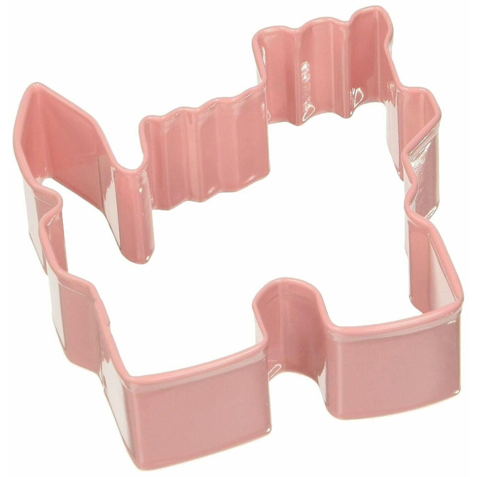 Creative Party Castle Poly-Resin Coated Cookie Cutter - Pink - One Size