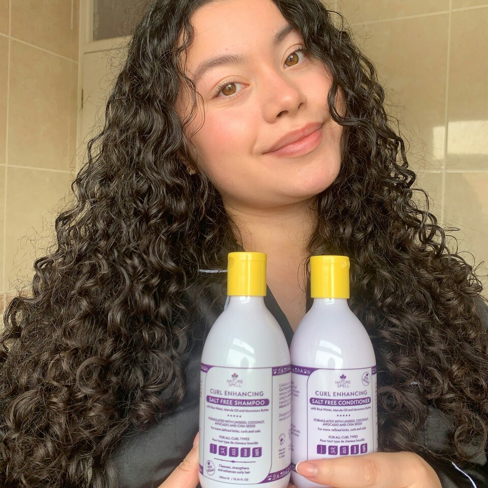 image 1 of Nature Spell Curl Enhancing Shampoo & Conditioner Duo