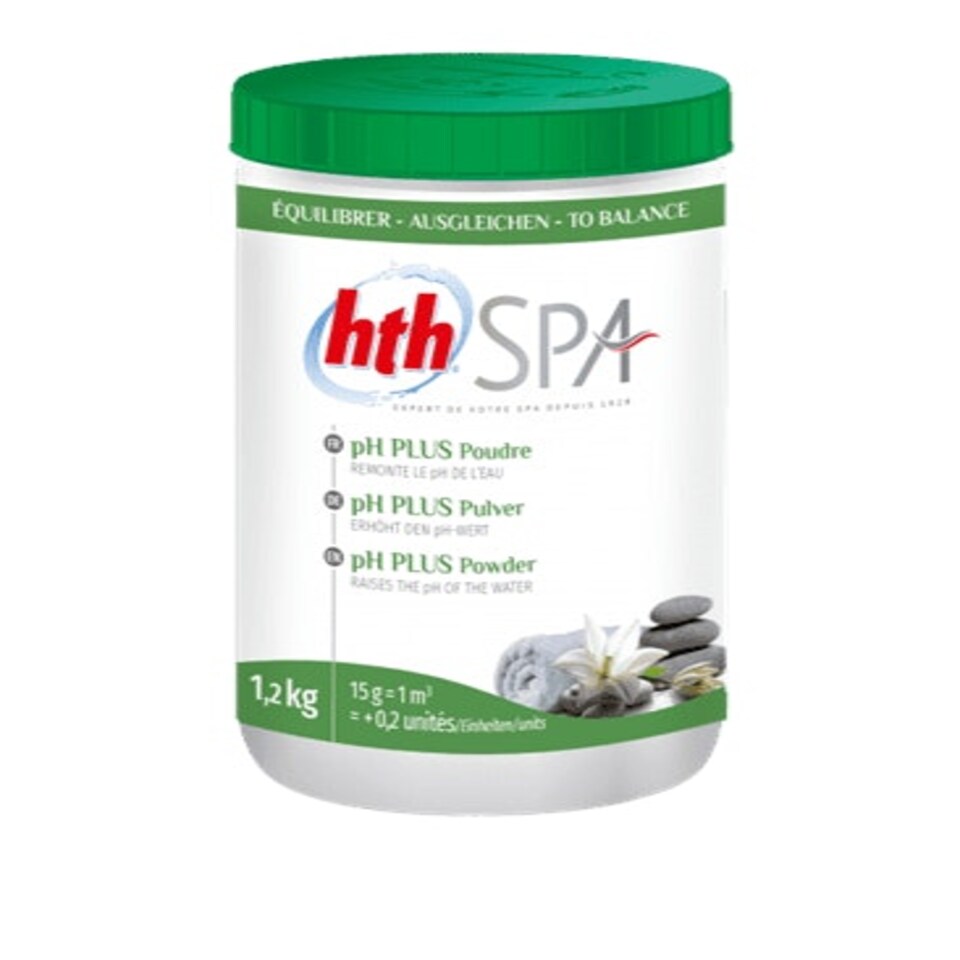 HTHSSA126 hth Spa pH Plus Powder 1.2kg 6 per pack