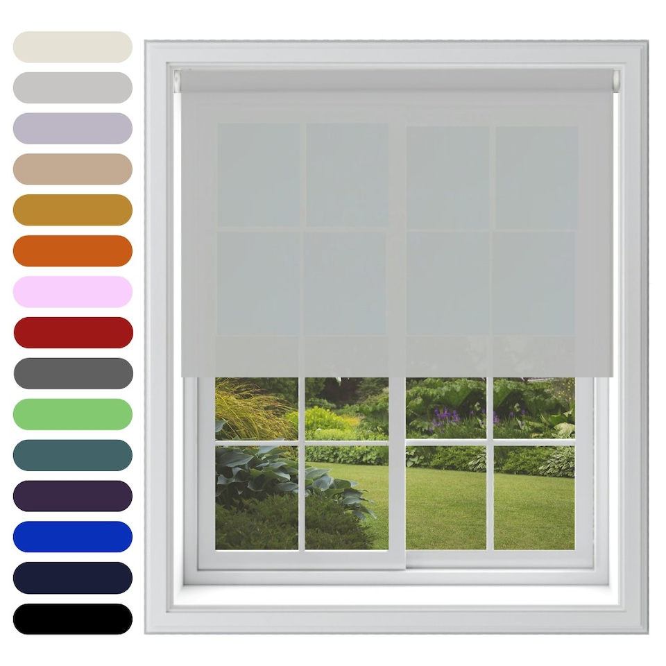 image 1 of Daylight Roller Blind 60cm x 160cm | Grey | Light Grey