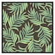 image 2 of Green palm leaves (Picutre Frame) White | L