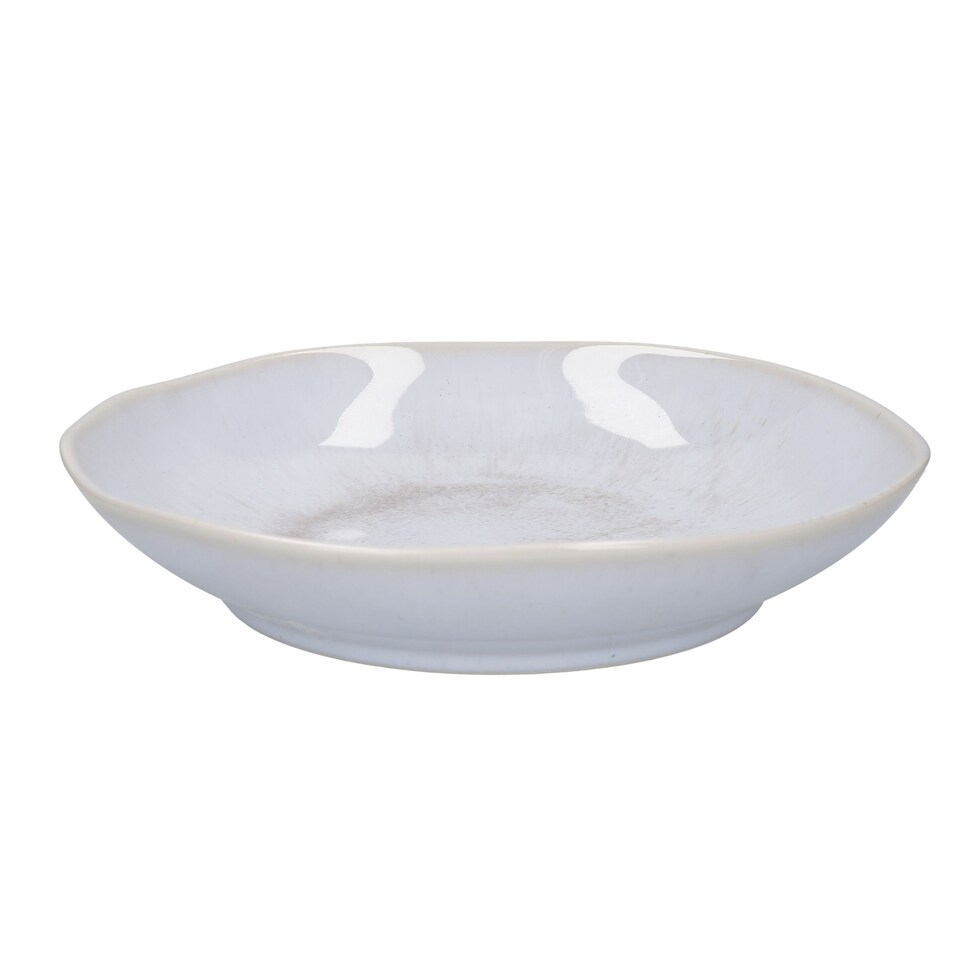 image 1 of Mikasa Hospitality Set of 6 Iridescent Natural Shell Ceramic Pasta Bowls