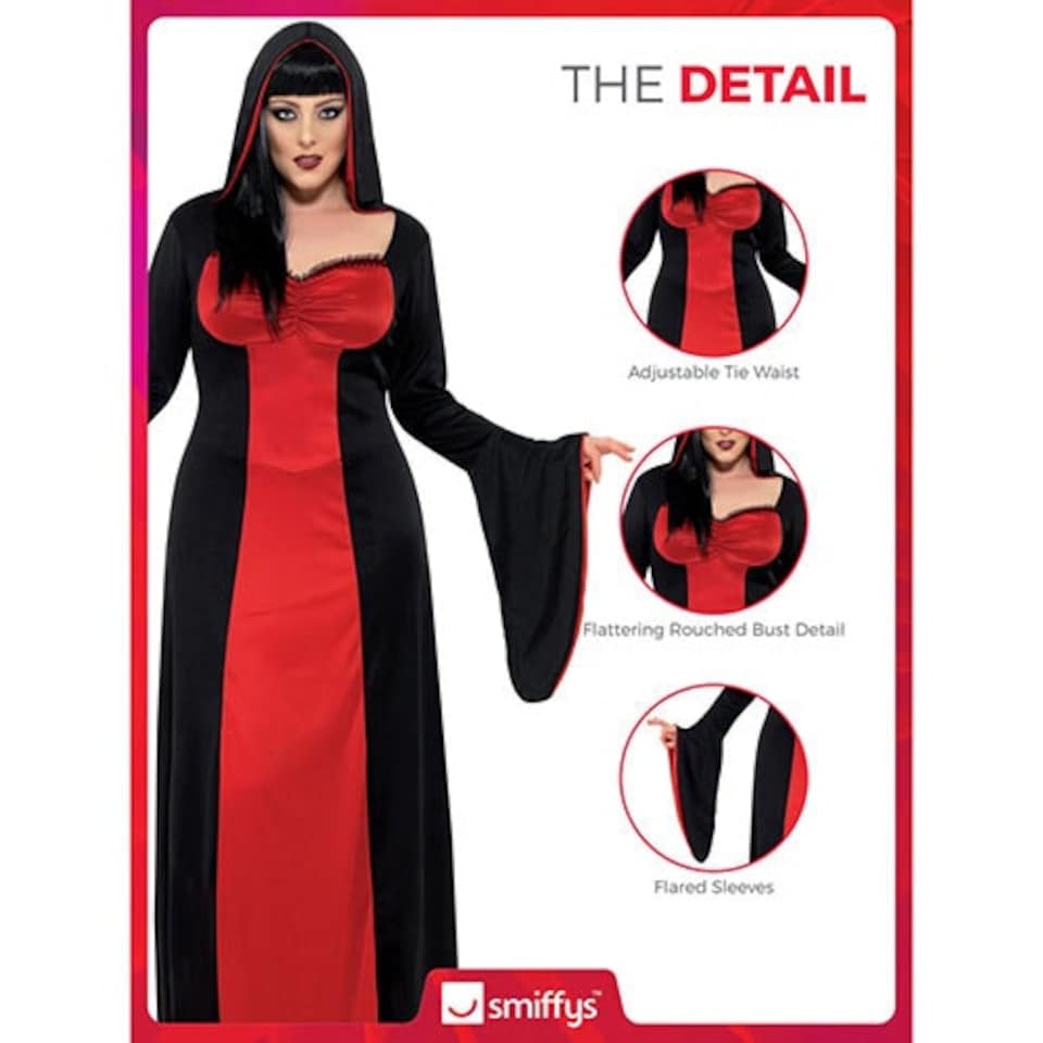 image 1 of Dark Temptress Fancy Dress Costume Ladies XXX-Large - UK 28-30
