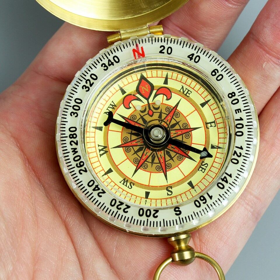 image 1 of Personalised Free Text Keepsake Compass