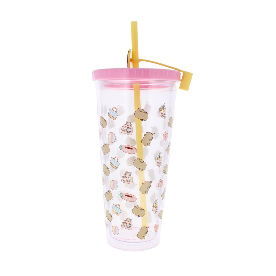 image 1 of Pusheen Beaker & Straw