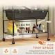 image 7 of PawHut Hamster Cage, 3 Tier Gerbil Cage on Wheels with Storage Shelf