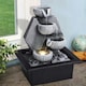 image 2 of Living and Home Garden Resin Fountain with LED Light