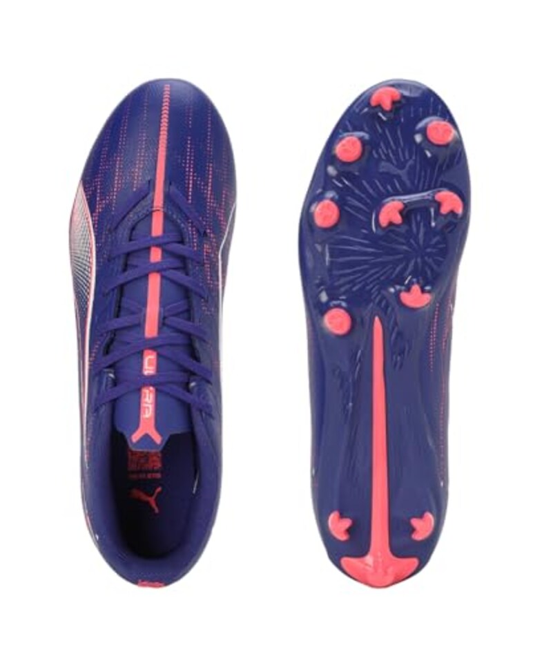 image 1 of Puma Unisex Adults Ultra 5 Play Fg/Ag Soccer Shoe, Lapis Lazuli- White-Sunset Glow, 9 UK