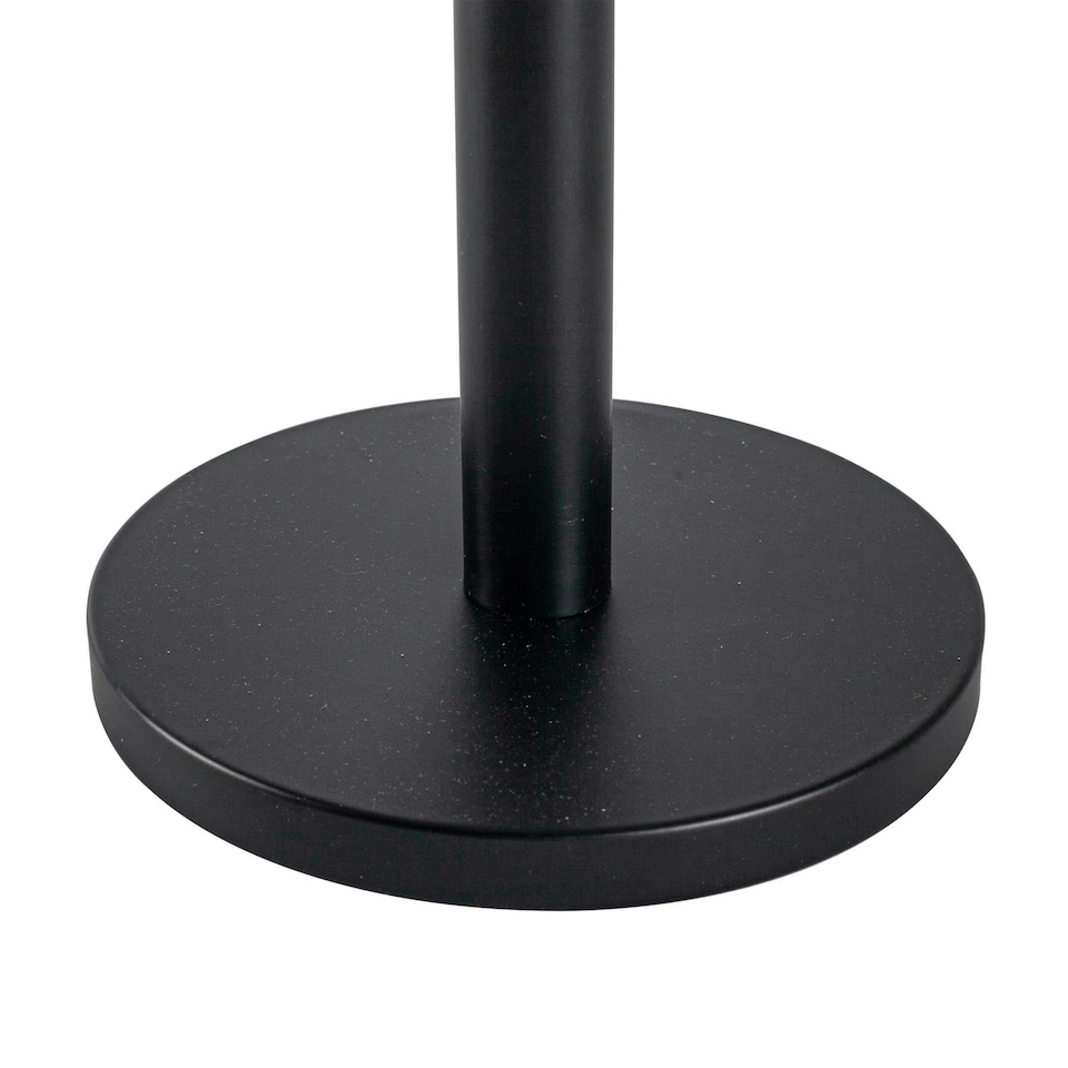 image 1 of Harbour Housewares Black Metal Kitchen Roll Holder Kitchen Storage Kitchen Towel Holder Kitchen Tissue Holder