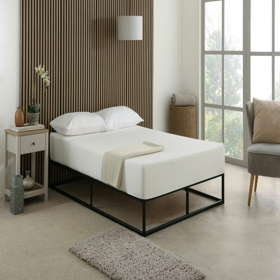 image 1 of Comfort Bubble Memory Mattress - 8" Deep, Supreme Softness White | Double