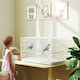 image 2 of PawHut Bird Cage with Divider, 4 Wooden Perches, Slide Out Tray, White