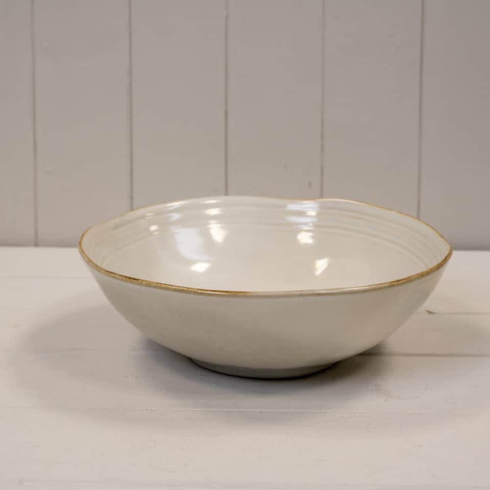image 1 of Satchville Stoneware Salad Bowl