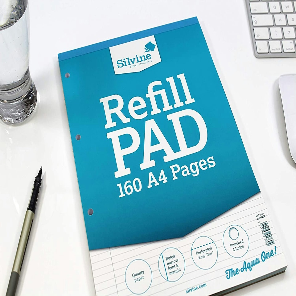 image 1 of A4 Narrow Feint and Margin Refill Pad (210x297mm)