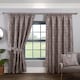 image 4 of Tegola Pencil Pleat Curtains - Grey - 229cm x 229cm
