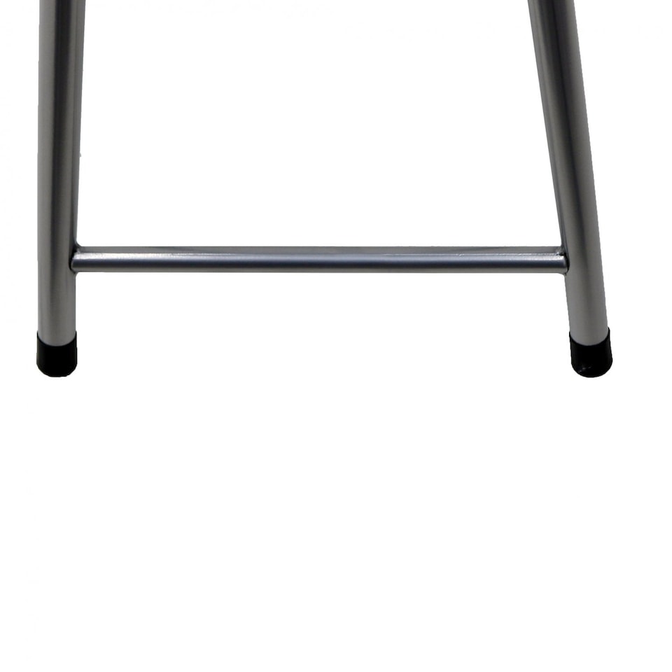 image 1 of Black Padded Folding Breakfast Kitchen Bar Stool Seat | Black