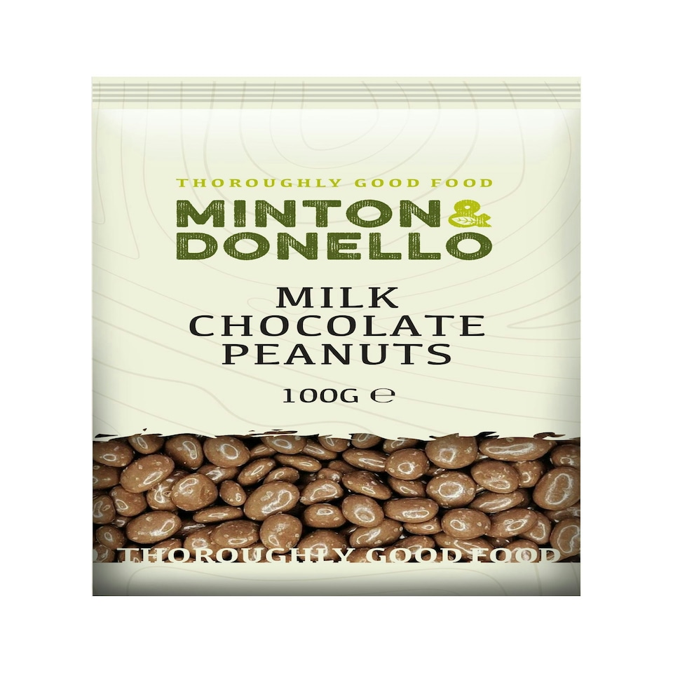 image 1 of Minton & Donello Milk Chocolate Peanuts 6 x 100g