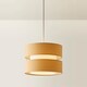 image 4 of ValueLights Sophia Small Sand 2 Tier Ceiling Light Shade | Yellow