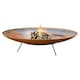 image 1 of Corten Steel Fire Pit & Outdoor Water Bowl Round 120cm