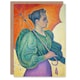 image 1 of Paul Signac Art Card Woman With An Umbrella Portrait