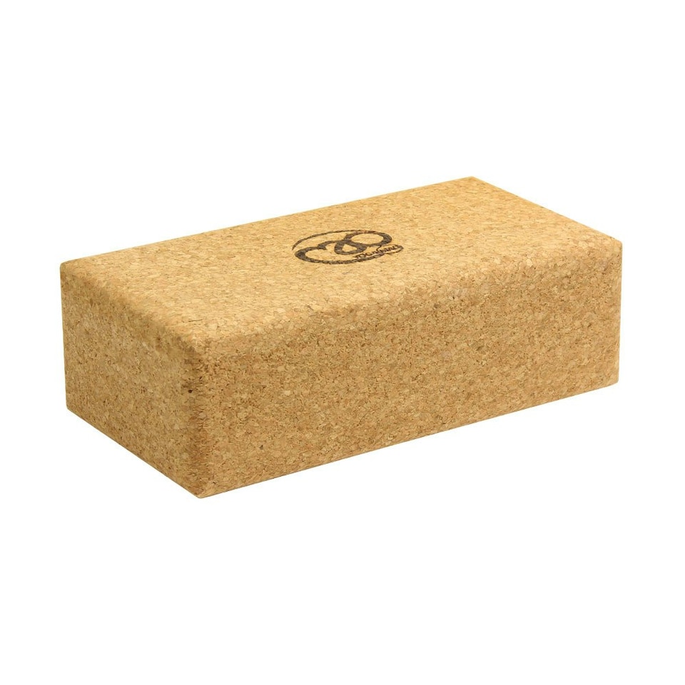 image 1 of Yoga-Mad Cork Yoga Brick - Natural - One Size