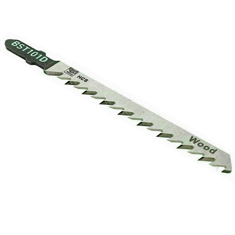 image 1 of Jigsaw Blades 6 TPI with T Shank Cutting Wood Plastics Less Than 50mm 30pk