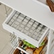 image 7 of HOMCOM Multi-Use Kitchen Island Trolley Baskets Side Racks Drawer Worktop White
