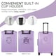 image 3 of Large Suitcase 28’ Inch Hard Shell Checked Luggage - Lightweight, Durable with Built-in Cupholder, TSA Lock, Dual Spinner Wheels