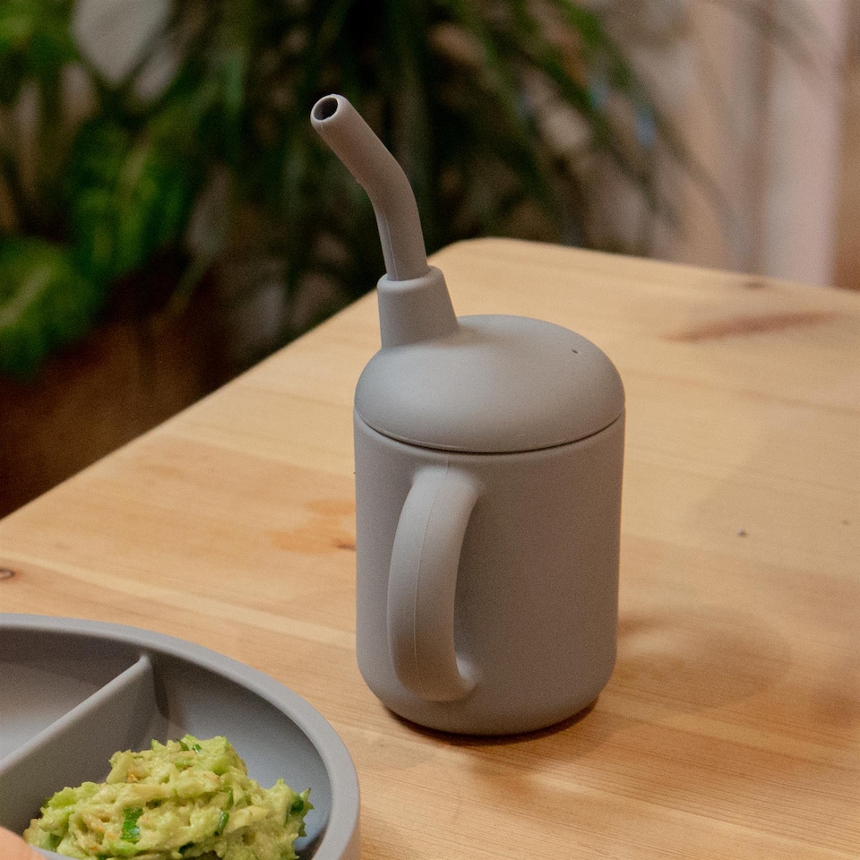 image 1 of Tiny Dining 4pc Baby Silicone Suction Feeding Set - Tradewinds