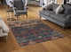image 2 of Ethnic Boho Distressed Pattern Rug | Multi