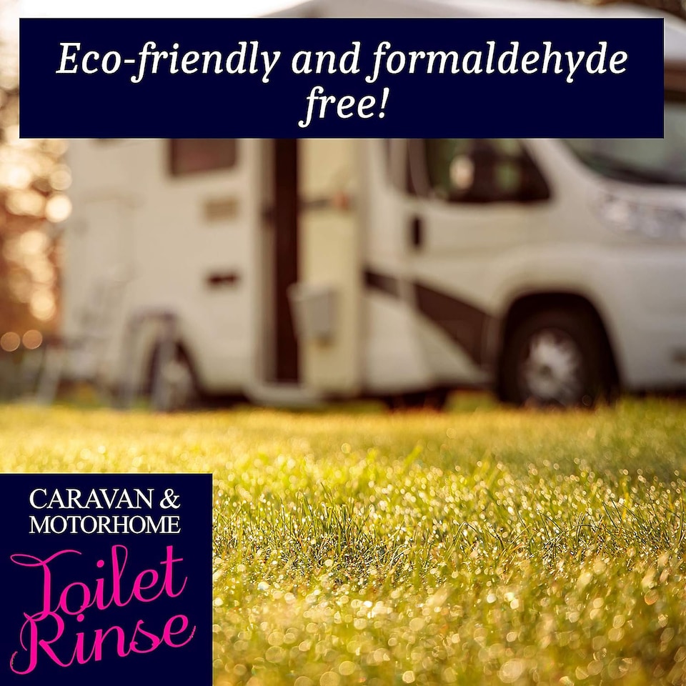image 1 of Homefront Caravan and Motorhome Pink Toilet Chemical Rinse Solution Fluid Cleaner Formaldehyde Free 6L
