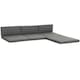 image 1 of Outsunny 3PCs Rattan Garden Seat Cushions Pads for Patio Furniture, Grey 