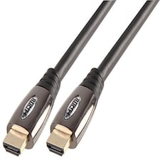 PRO SIGNAL High Speed HDMI Lead Male to Male Chrome Connectors Gold Plated 10m