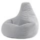 image 4 of Dalton Medium Beanbag Corduroy Light Grey | Grey | Grey | 1
