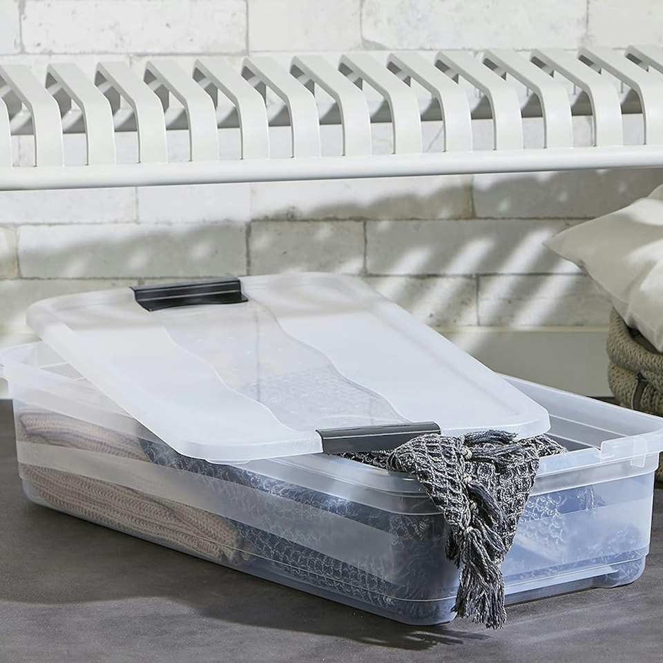 image 1 of Keeeper Crystal Box 33 Litre with Lid - Transparent