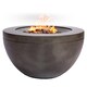 image 1 of Centurion TABITI Dark Grey Lavish Garden & Patio Fire Pit with Stone Finish - Fully Assembled