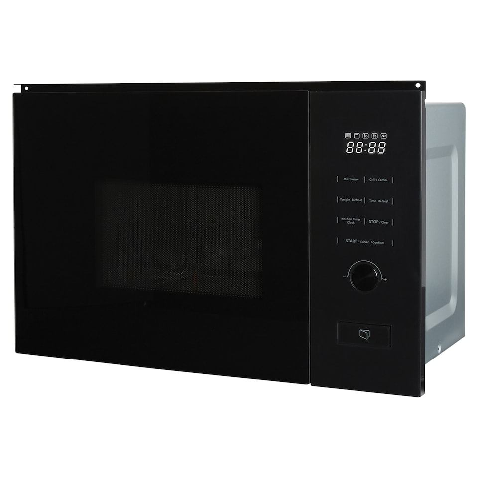 image 1 of Cookology 800W Built-in Microwave with Grill 20L Integrated Design - TCM20BGL Black