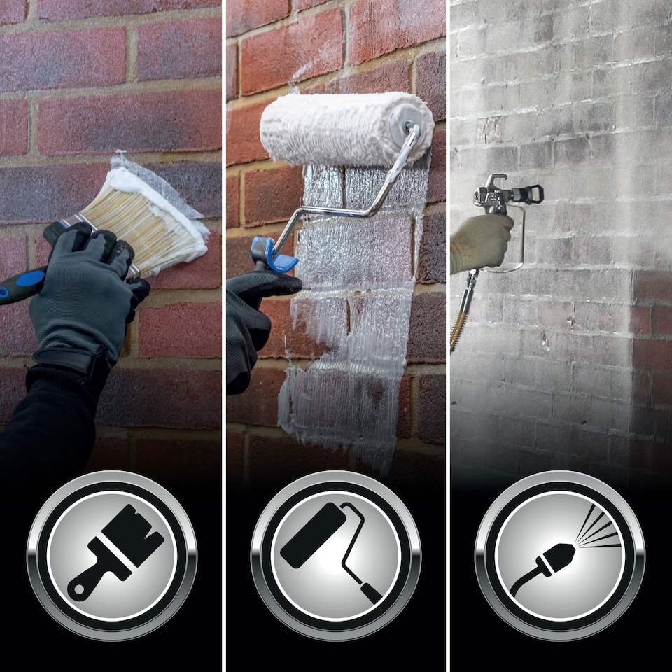 image 1 of Stormdry Masonry Waterproofing Cream 3L + Soluguard Biocide - Exterior Brick, Stone, Concrete Waterproofing Sealer Bundle