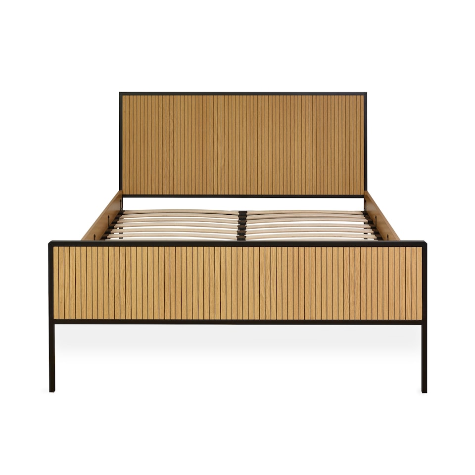image 1 of Horizon Oak Effect  Bed Frame -  King (150cm)