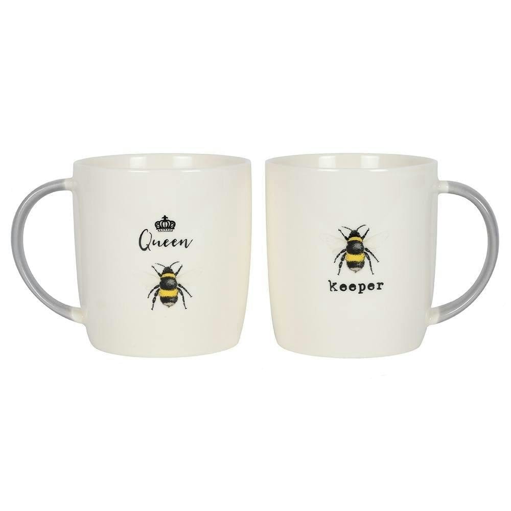Something Different Queen And Keeper Mug Set - White - One Size
