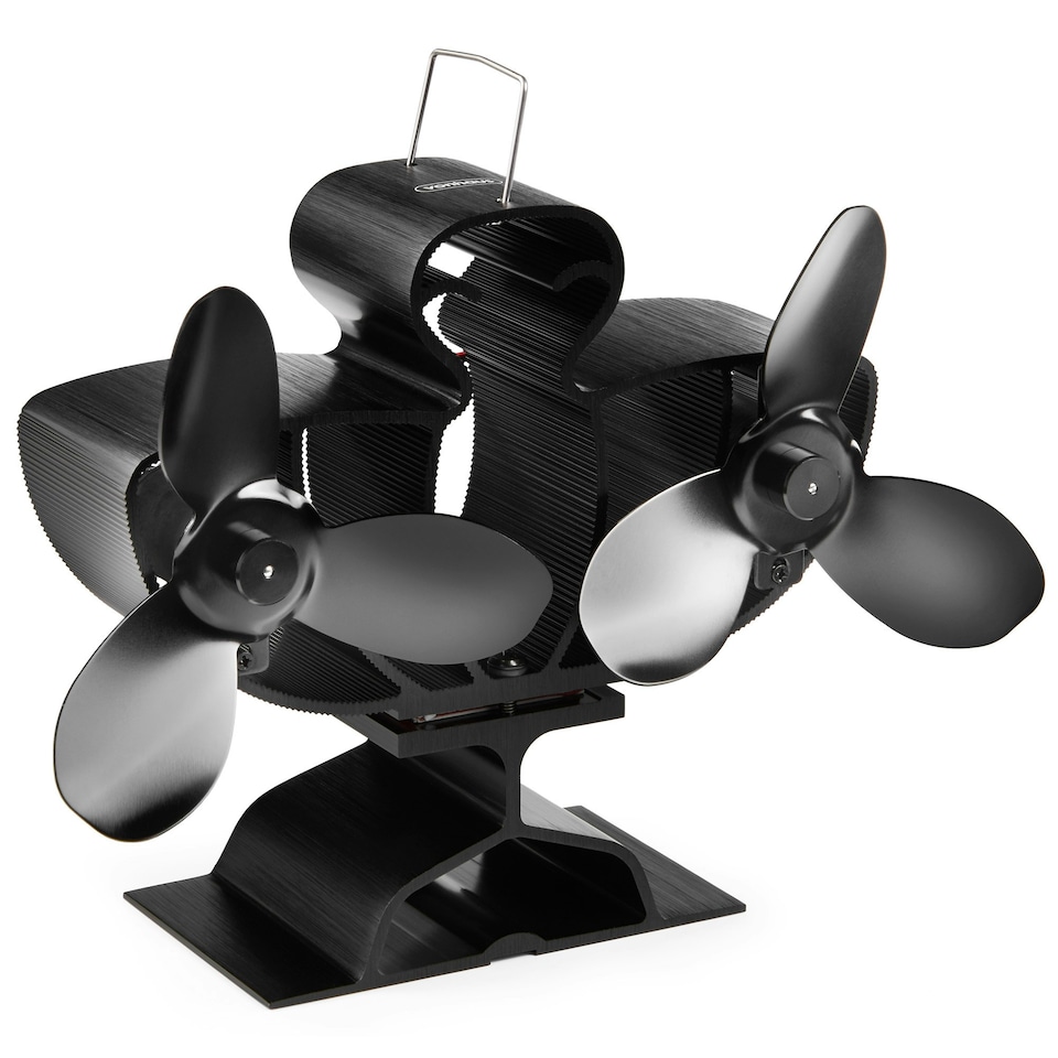 image 1 of VonHaus Stove Fan with 6 Blades for Log Burners & Fireplaces