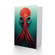 image 2 of Cute Red Octopus Birthday Card