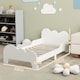 image 7 of AIYAPLAY Cloud-Themed Toddler Bed with Safety Rails, 143.5 x 74.5 x 56cm