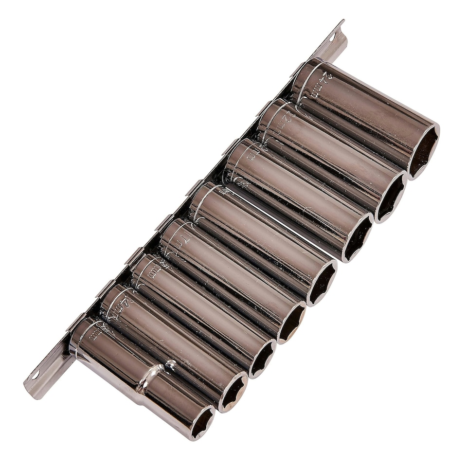 9 Piece 1/2 metric deep socket set - I6600