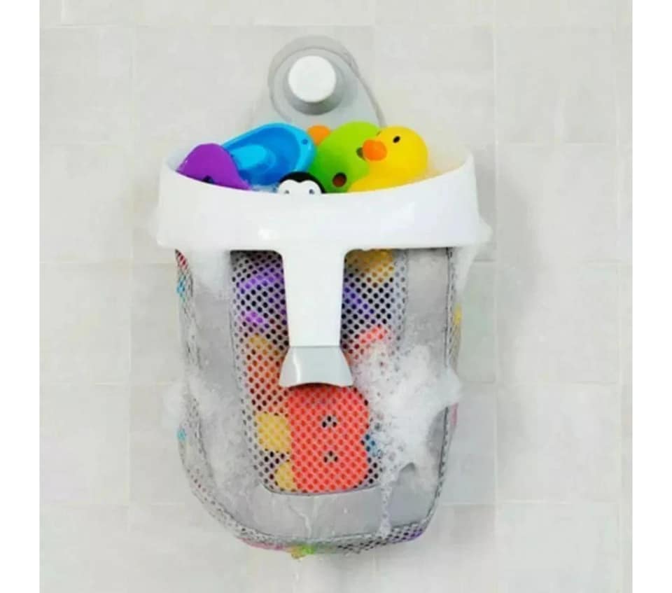 image 1 of Munchkin Baby Toddler Kids Super Scoop Bath Toy Organiser Holder Storage