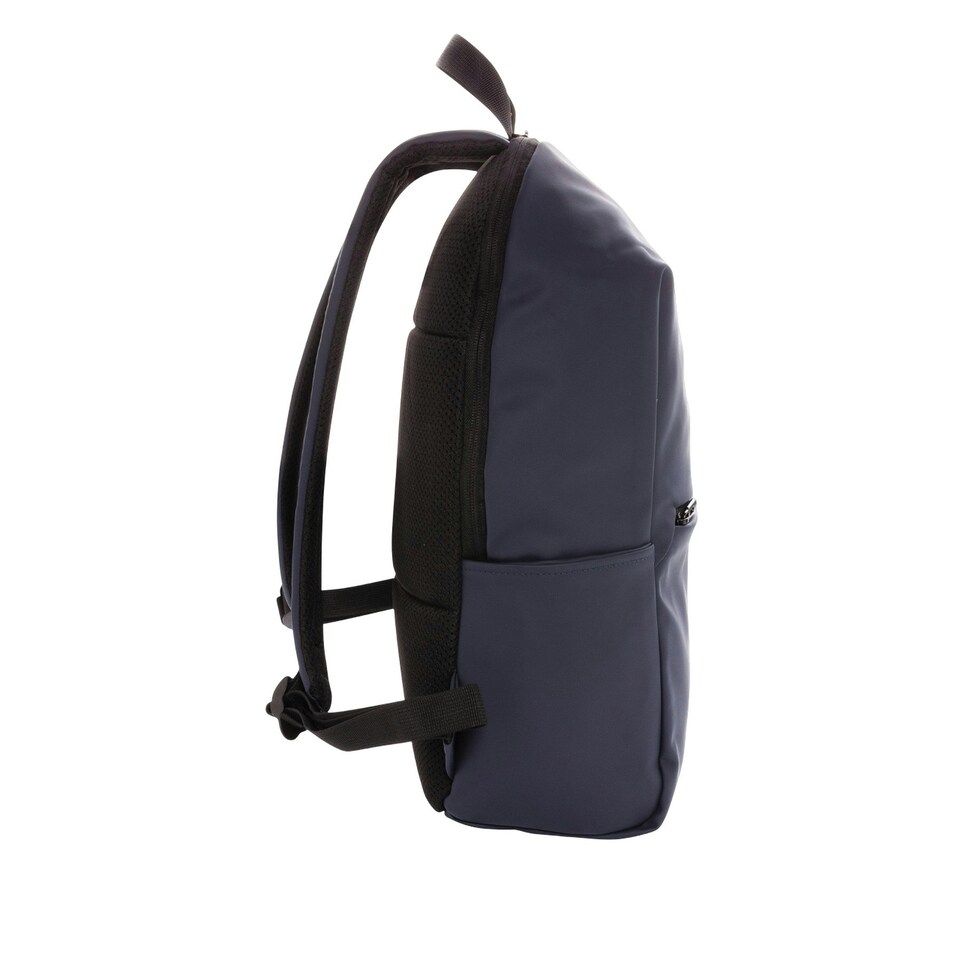 image 1 of XD Collection Smooth PU Backpack - Navy - One Size Blue