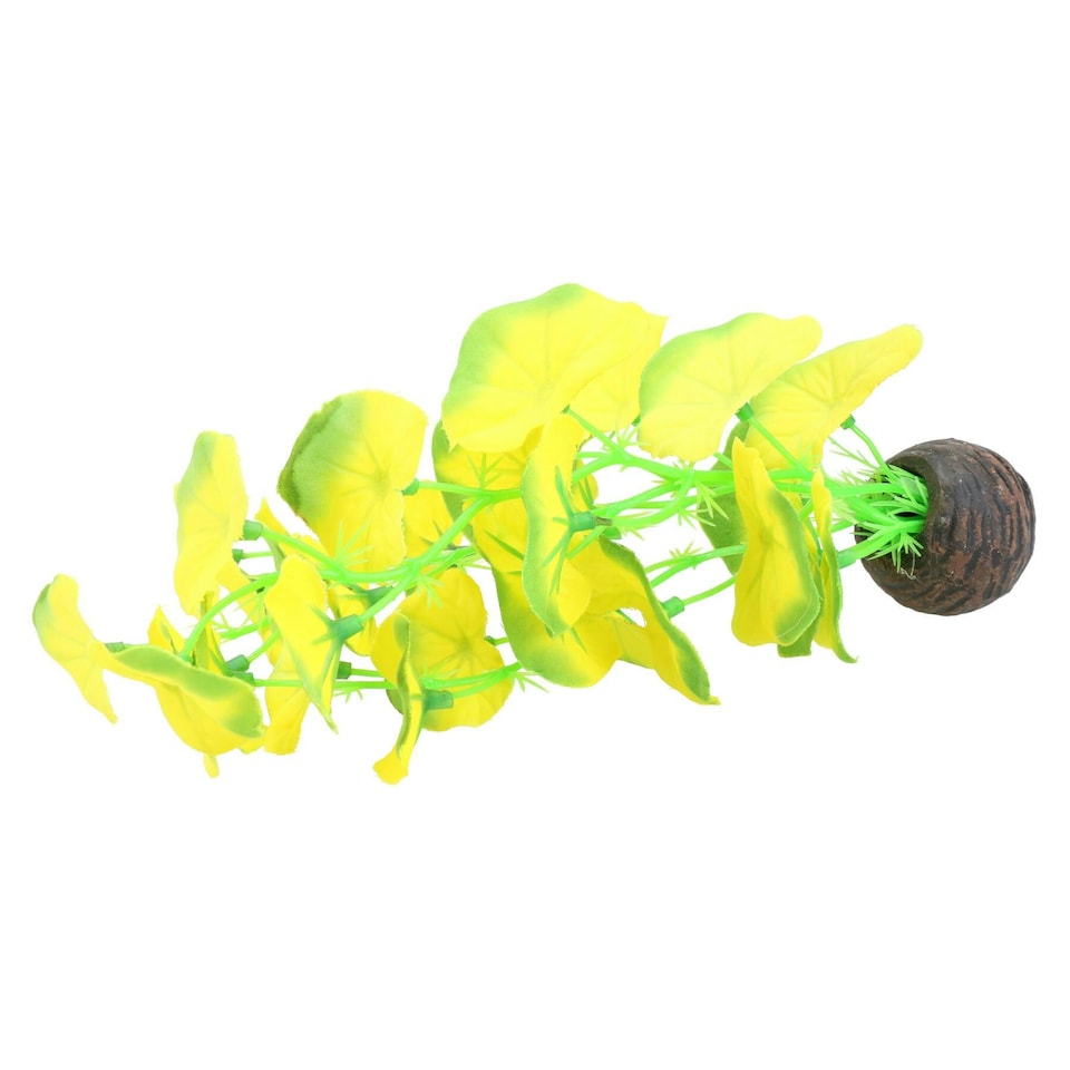 image 1 of Aquatic Aquarium Fish Tank Self Sinking Medium Middle Silk Plant H-20cm (No10)