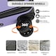 image 7 of ABS Cabin Luggage 45×36×20 Lightweight Carry-On with TSA Lock | Purple | French Lilac | Cabin Bag