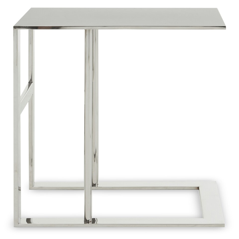 image 1 of Interiors by Premier Oria Silver Side Table Silver